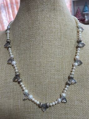 Artisan Fresh Water Pearls and Glass Necklace